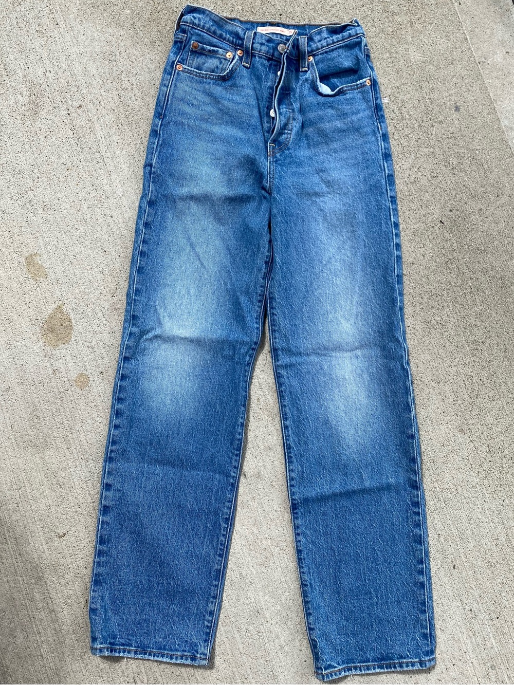 Levi's ribcage straight ankle jeans